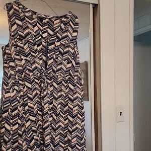 Torrid Sleeveless Chevron Pattern Dress